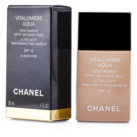 chanel vitalumiere aqua 22 beige rose